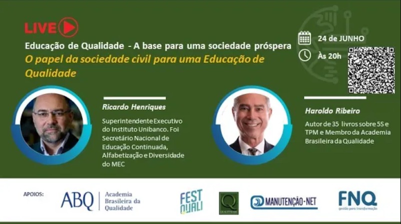 Ricardo Henriques e Haroldo Ribeiro